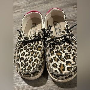 Hey Dudes, Toddler Girl Leopard Shoes